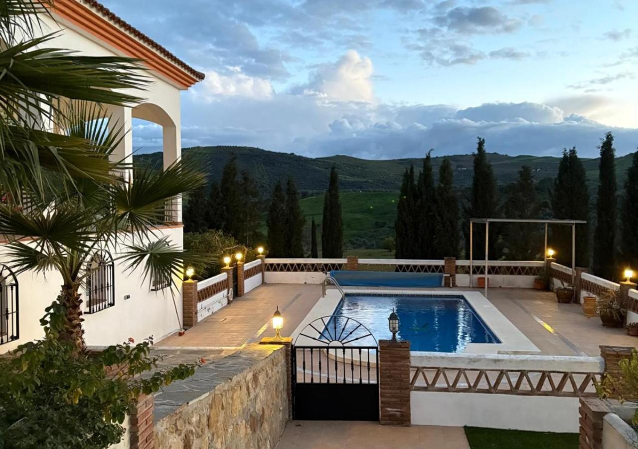 Spacious Villa With Exceptional Views In Malaga Casarabonela Kültér fotó